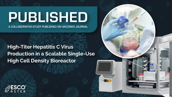 High-Titer Hepatitis C Virus Production in a Scalable Single-Use High Cell Density Bioreactor